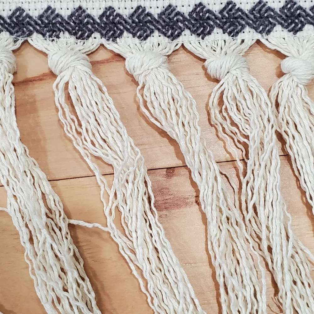 2 Pcs Macrame Woven Mandala tapestry